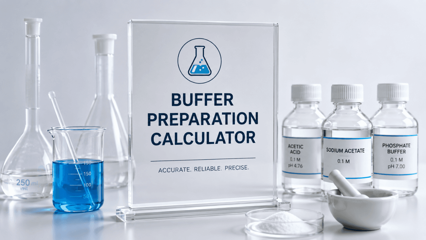 Buffer Preparation Calculator